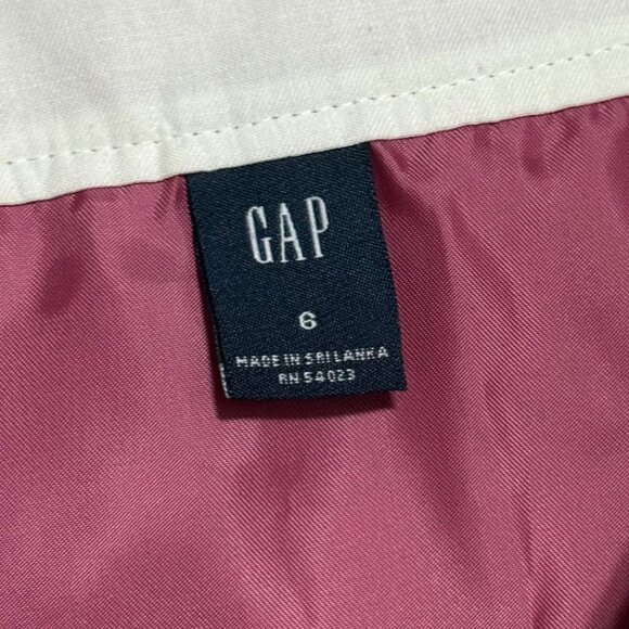 Gap Women’s Wool Blend Blazer + Matching Skirt Set Pink Tartan L / 6 - Picture 8 of 17